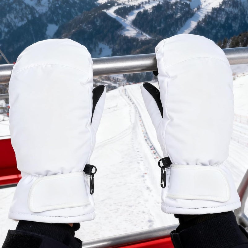 UTOWO Outdoors Winter Ski Mittens for Men Women - Warm Snow Mitts for Cold Weather Non-Slip Water-Repellent Gloves Windproof - Image 3